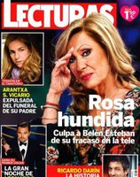 Rosa Benito, hundida en Lecturas