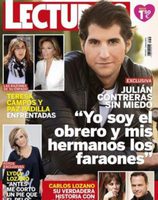 Julián Contreras, sin miedo en la portada de Lecturas