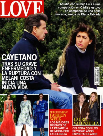 Cayetano Martínez de Irujo inicia una nueva vida en la portada de Love