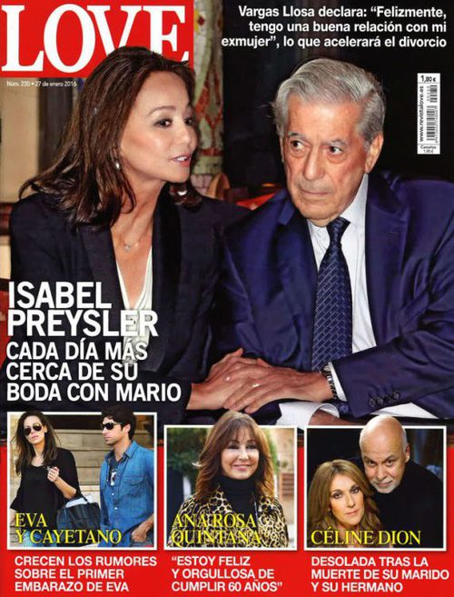 Isabel Preysler cada día más cerca de su boda con Mario Vargas Llosa en Love