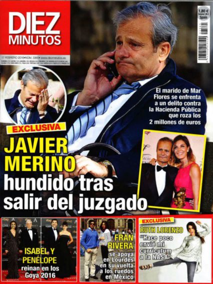 Javier Merino, hundido tras ser juzgado en Diez Minutos
