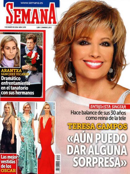 María Teresa Campos en Semana: