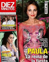 Paula Echevarría, la reina de la fiesta en Diez Minutos