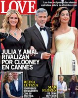 Julia Roberts, George Clooney y Amal Alamuddin en portada de Love