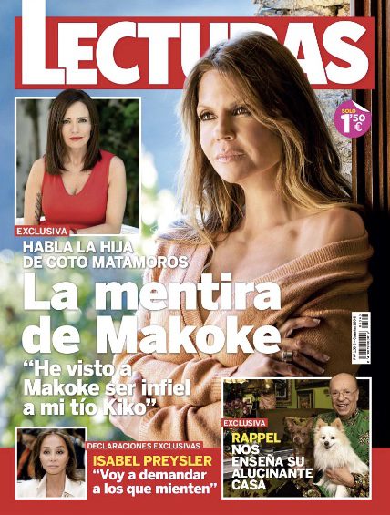 La hija de Coto Matamoros habla en Lecturas