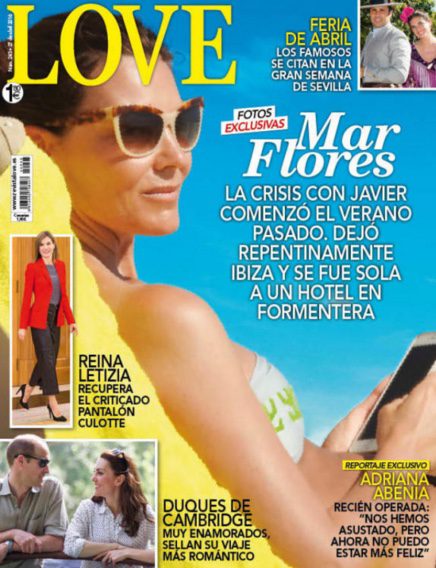 Mar Flores, protagonista de la portada de Love