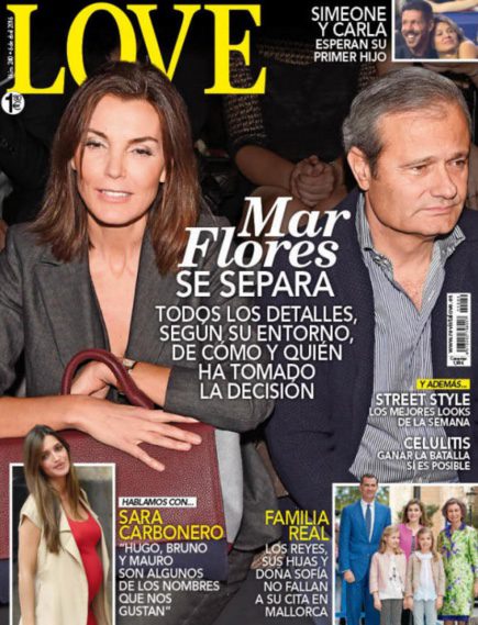 Mar Flores se separa, recoge Love