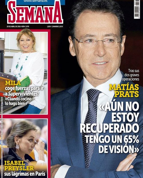 Matías Prats, protagonista de la portada de Semana