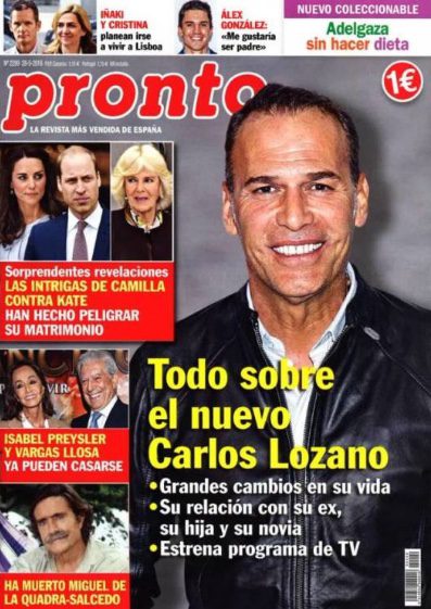 Todo sobre el nuevo Carlos Lozano en Pronto