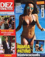 Las minivacaciones de María Patiño con su novio en la portada de Diez Minutos