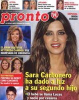 Sara Carbonero ha dado a luz a su segundo hijo, cuenta Pronto