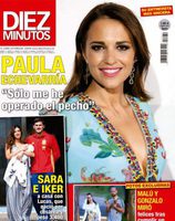 Paula Echevarría deslumbra en la portada de Diez Minutos
