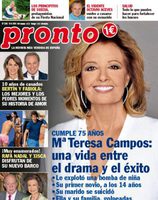 María Teresa Campos cumple 75 años en la portada de Pronto