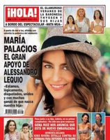 María Palacios, el gran apoyo de Alessandro Lequio en ¡Hola!