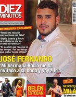 José Fernando en Diez Minutos cuenta que va a la boda de Rocío Carrasco