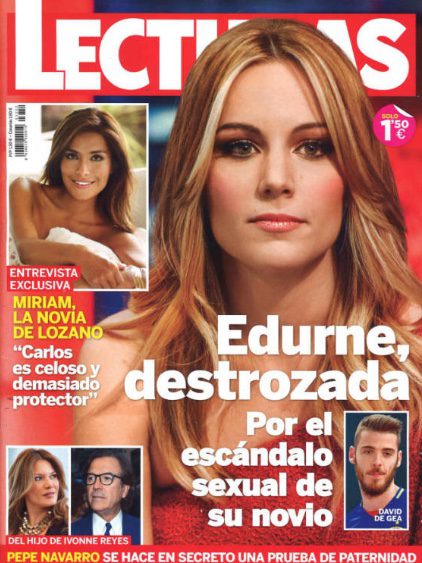 Edurne, protagonista de la portada de Lecturas