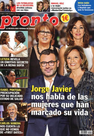 Jorge Javier Vázquez ocupa la portada de Pronto