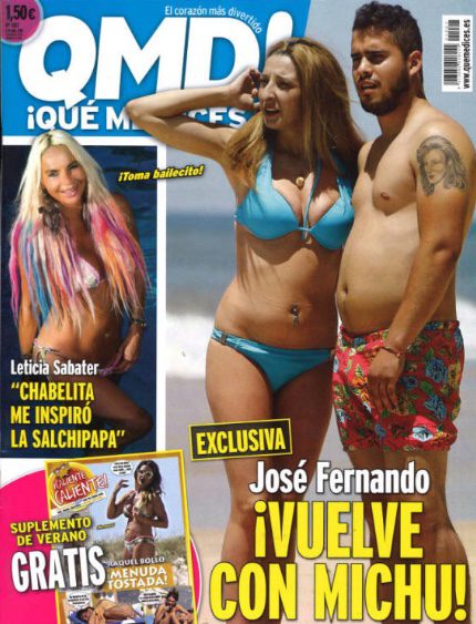 José Fernando y Michu en la portada de QMD!