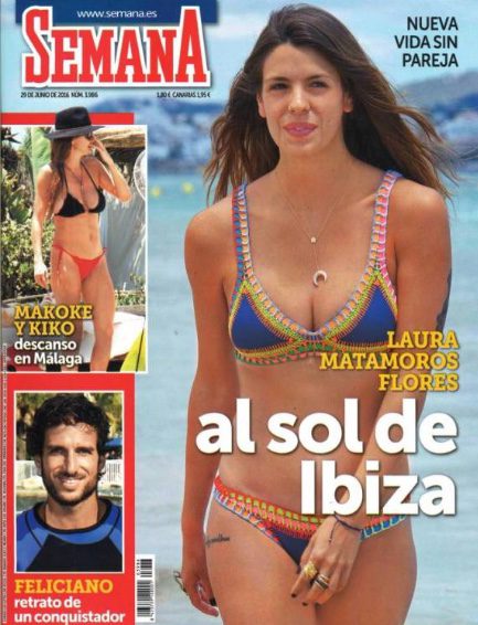 Laura Matamoros, al sol de Ibiza, en Semana