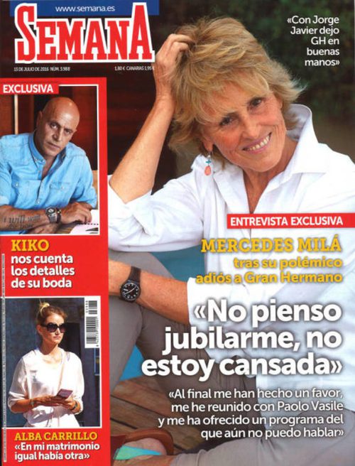 Mercedes Milá habla en Semana tras anunciar que no volverá a 'Gran Hermano 17'