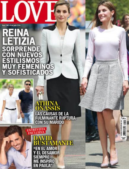 Los nuevos estilismos de la Reina Letizia en la portada de Love
