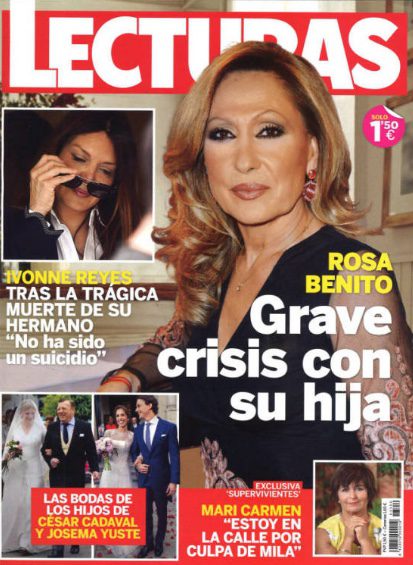 Rosa Benito protagoniza la portada de Lecturas