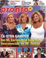 Carmen Borrego, la hija desconocida de María Teresa Campos en la revista Pronto
