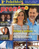 Los Reyes Felipe y Letizia ocupan la portada de Pronto