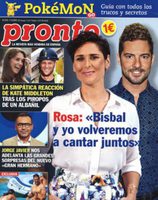 Rosa López y David Bisbal ocupan la portada de Pronto