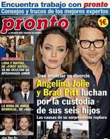 Angelina Jolie y Brad Pitt en la portada de Pronto