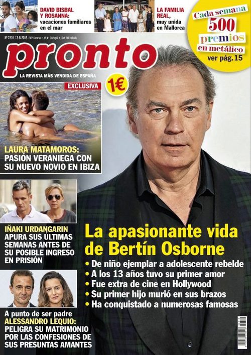 Pronto desvela la apasionante vida de Bertín Osborne