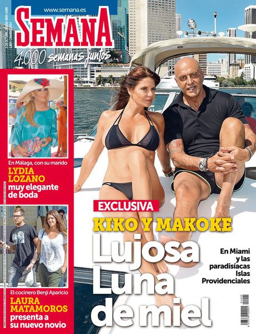 Semana cuenta la lujosa luna de miel de Kiko Matamoros y Makoke