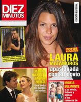 Laura Matamoros, apasionada con su novio en Diez Minutos