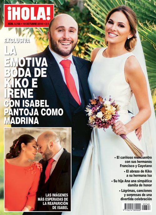 ¡Hola! cuenta en exclusiva la boda de Kiko Rivera e Irene Rosales