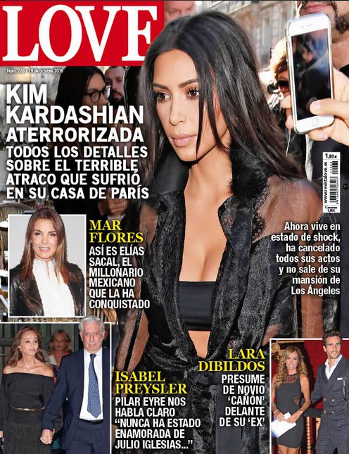 Love repasa el terror que vive Kim Kardashian tras el atraco