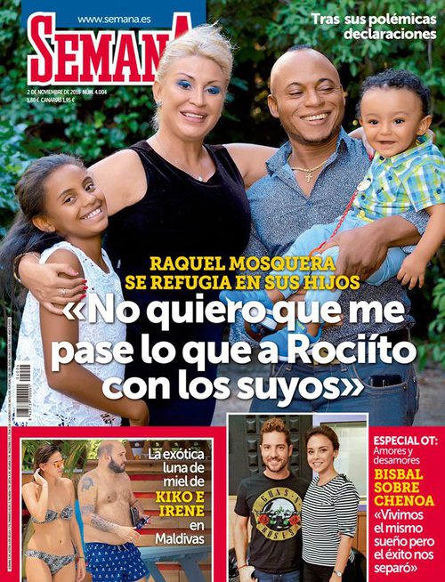 Raquel Mosquera se refugia en sus hijos en Semana
