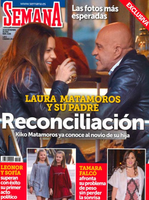 La reconciliación de Kiko Matamoros y su hija Laura en Semana