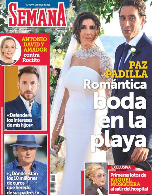 La romántica boda de Paz Padilla en Semana