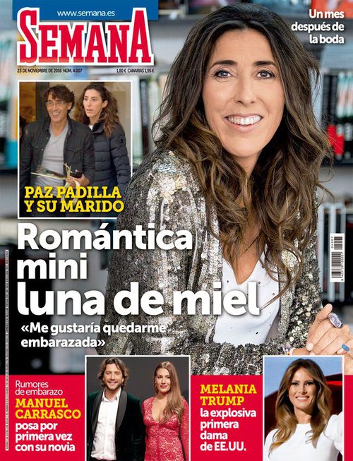 Semana muestra la romántica mini luna de miel de Paz Padilla y su marido