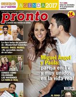 Miguel Ángel y Paula en Pronto: pareja en TV y muy unidos en la vida real