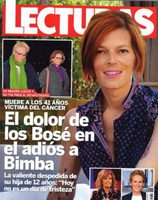 Lecturas muestra el dolor de los Bosé tras la muerte de Bimba Bosé
