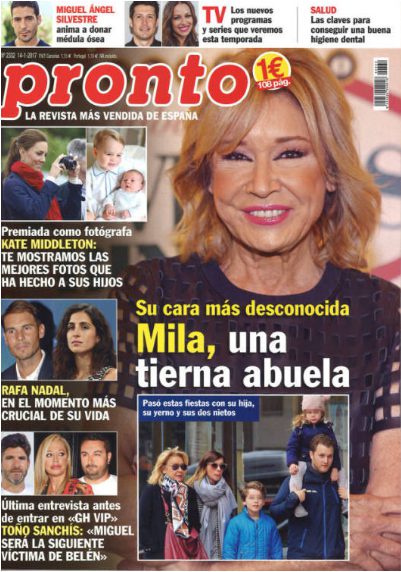 Su cara más desconocida: Mila Ximénez, una tierna abuela