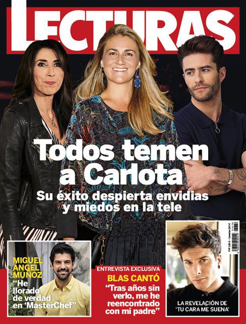 El éxito de Carlota Corredera protagonista de la portada de la revista Lecturas