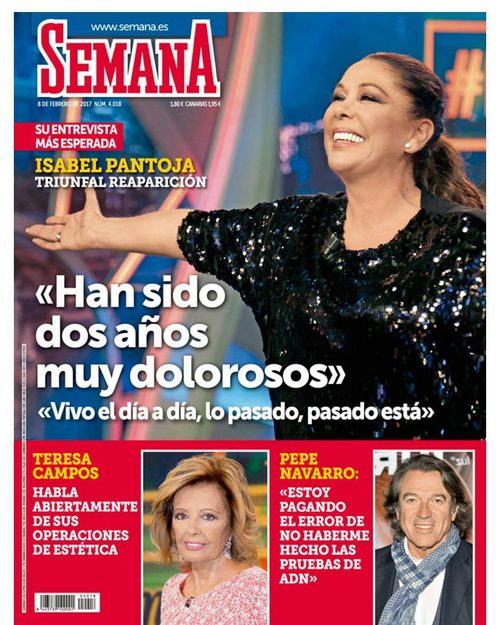 Isabel Pantoja y su triunfal reaparición en la portada de la revista Semana