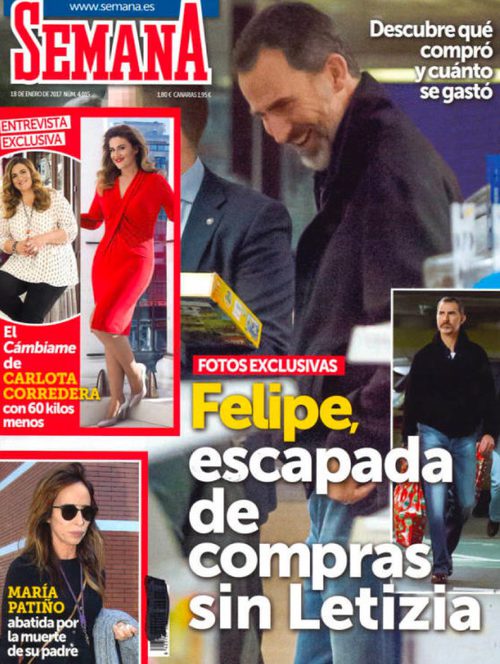 El Rey Felipe, un rey mago para sus hijas en Semana