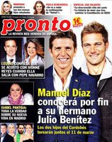 Manuel Díaz en la portada de Pronto: conocerá por fin a su hermano Julián Benítez