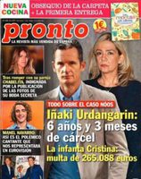 Iñaki Urdangarín: 6 años y 3 meses de cárcel; la Infanta Cristina con una multa de 265.088 euros en Pronto
