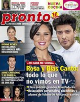 En la portada de Pronto: Blas Cantó y Rosa López, todo su paso por televisión