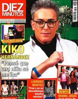 Kiko Hernández habla de la llegada de sus gemelas en la portada de Diez Minutos