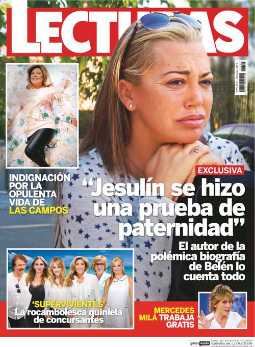 Belén Esteban habla de la prueba de paternidad de Jesulín en Lecturas
